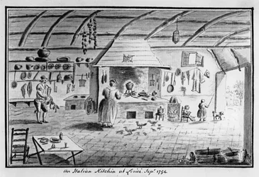 View of an Italian Kitchen at Lerici, September 1754